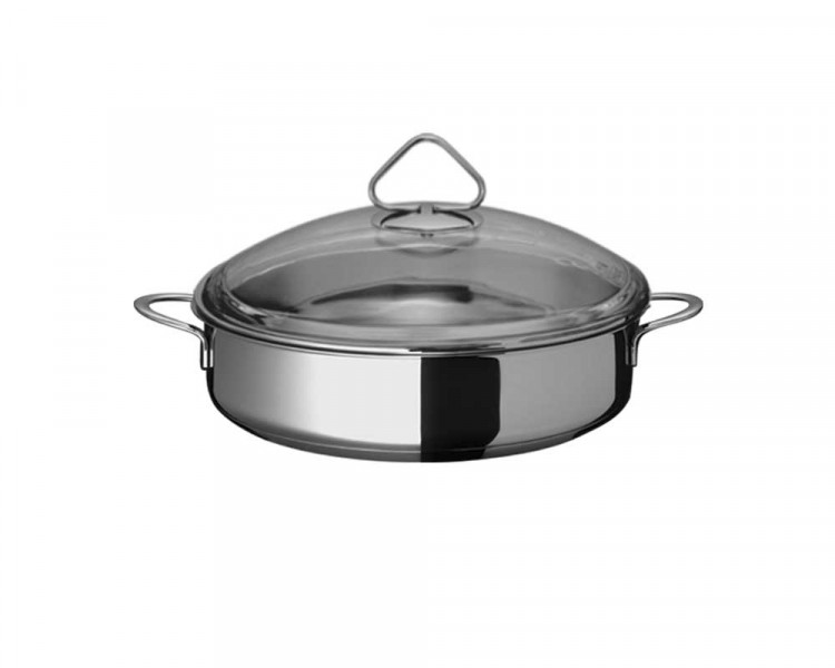 Жаровня 24 см. Гурман Стекло ВСМПО 220224